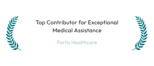 Top Contributor for Exceptional Medical Assistance